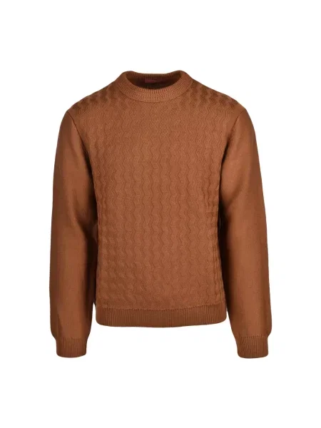 Sweter Daniele Fiesoli brązowy