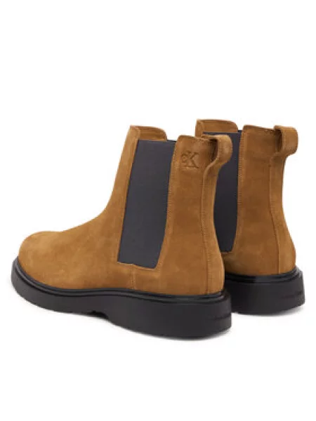Chelsea cipele Calvin Klein Combat Ess Chelsea Boot Su smeđa