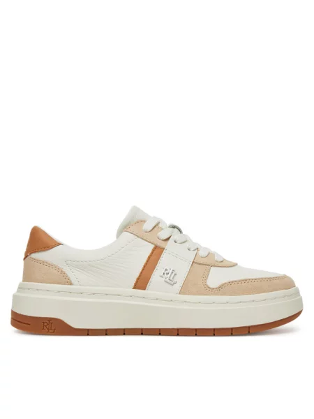 Sneakersy LAUREN RALPH LAUREN białe