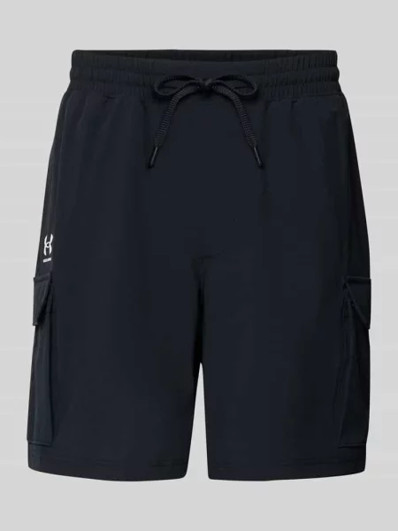 Spodenki treningowe Under Armour Vibe Woven Cargo black/white białe