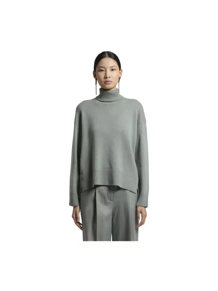 Sweter z golfem Peserico zielony