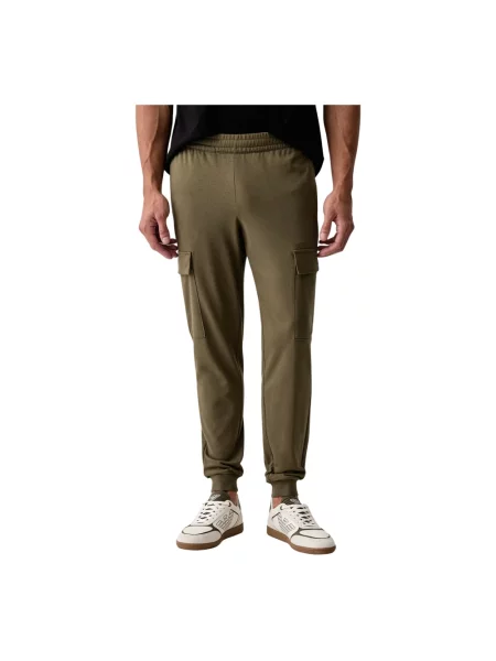 Emporio Armani Spodnie dresowe PJVRZ zielony