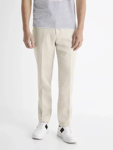 Hlače Celio bež