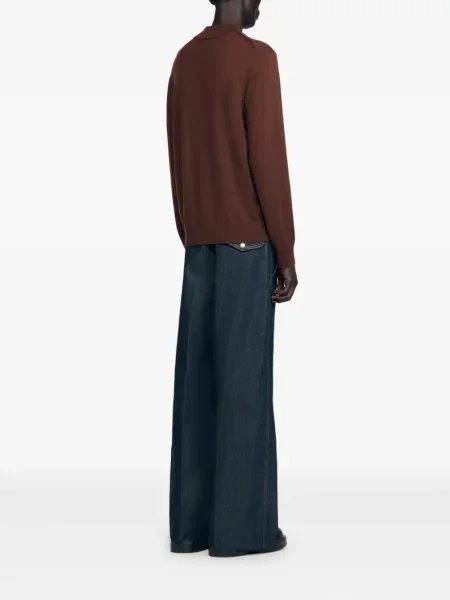 Pulover Sandro de lână maro