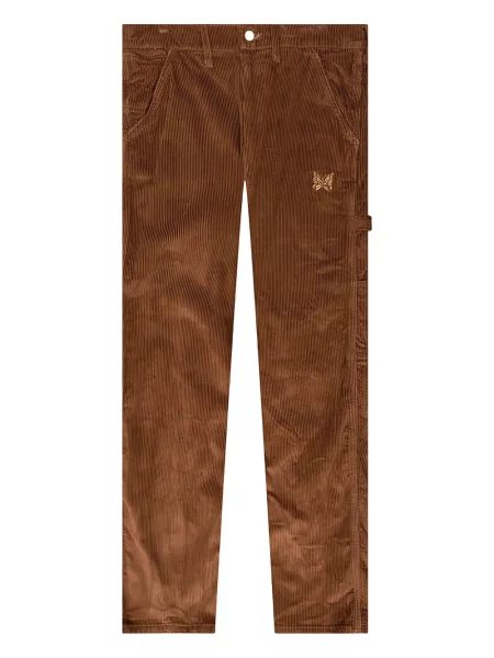 Manšestrové kalhoty Needles hnědé