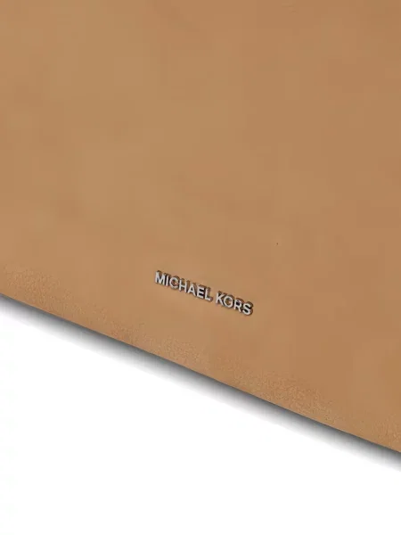 Matlasat sneakerși Michael Michael Kors din piele de căprioară cu legături maro