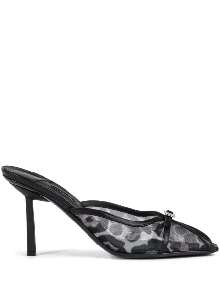 Papuci tip mules Le Silla negru