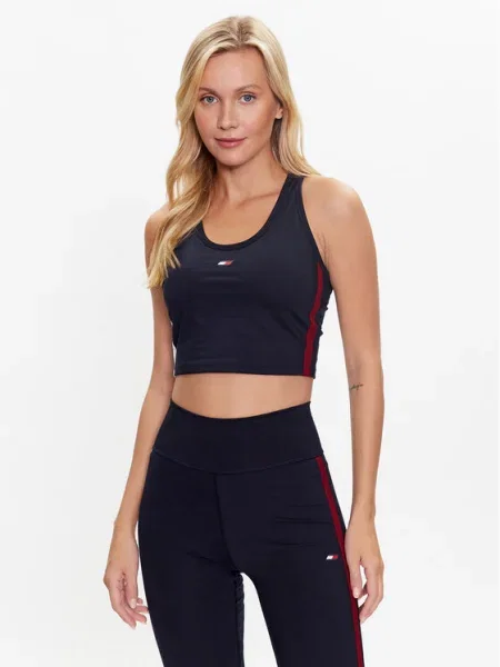 Топ Tommy Hilfiger тъмносиньо