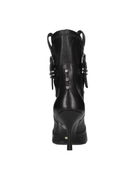 Botki Stuart Weitzman skórzane czarne
