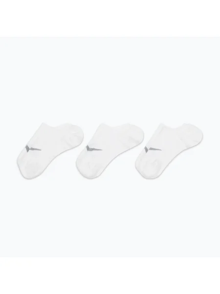 Női zokni Nike Everyday Plus Lightweight Footie 3 pár white/wolf-grey. Méret: EU fehér