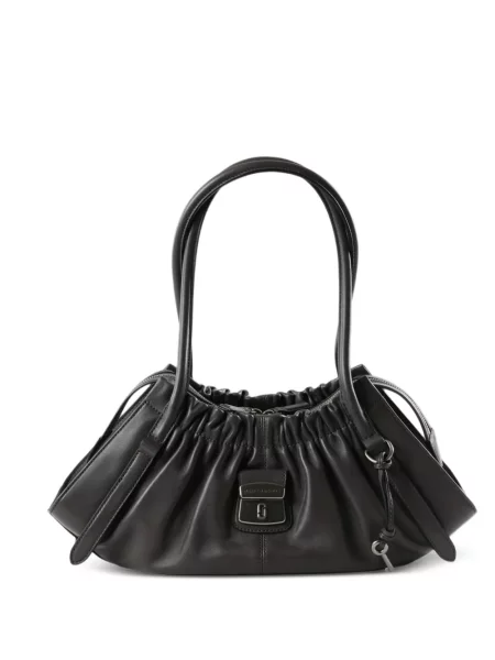Fodros shopper táska Marc Jacobs fekete