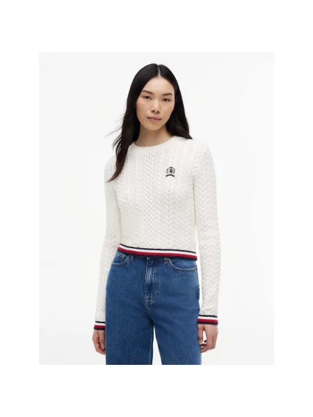 Pulover Tommy Hilfiger alb
