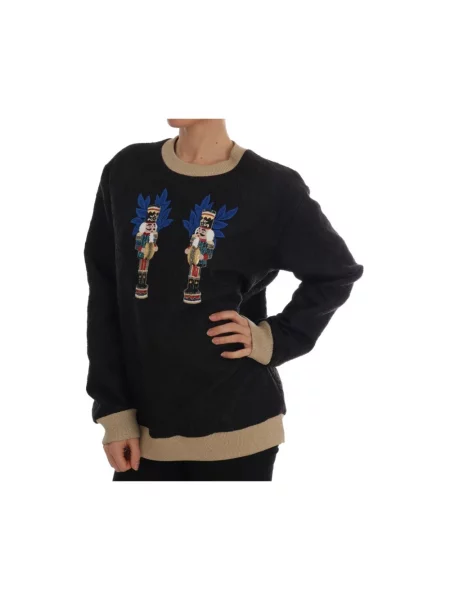 Sweter Dolce And Gabbana czarny