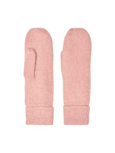 Mănuși Only tricotate roz
