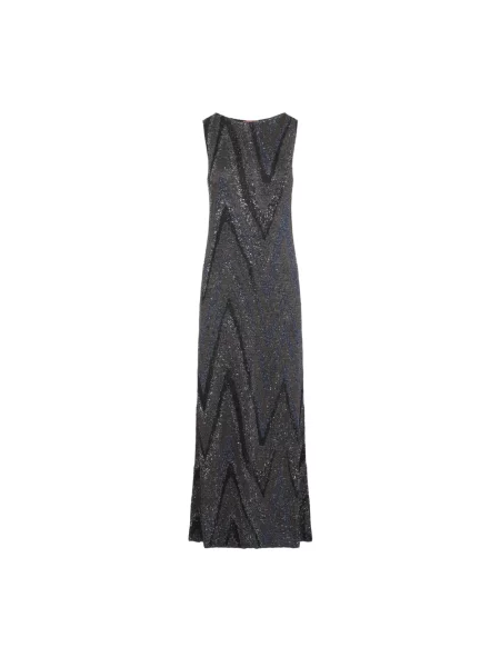 Długa sukienka maxi Missoni czarna