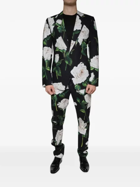 Costum Dolce & Gabbana cu imagine negru