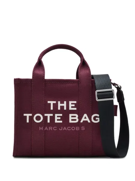 Geantă Marc Jacobs din canvas violet