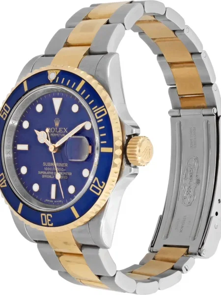 Неръждаема стомана часовници Rolex синьо
