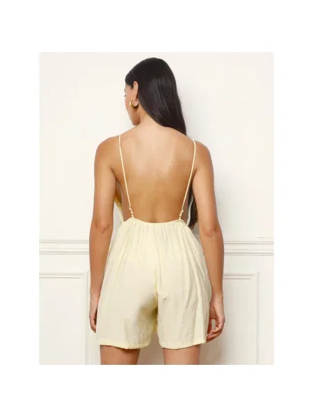 Salopetă La Modeuse galben