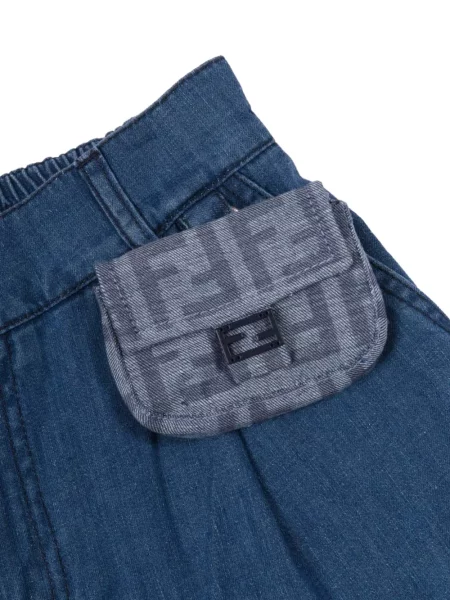 Szorty dziecięce Fendi niebieskie