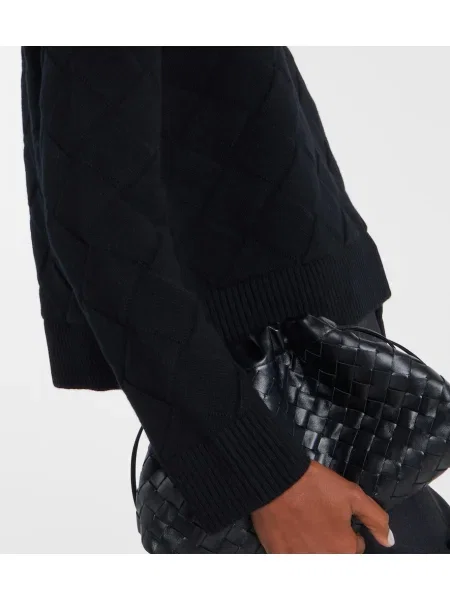 Pulover Bottega Veneta de lână negru