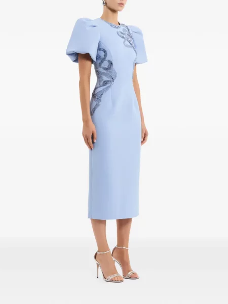 Rochie midi Rebecca Vallance albastru