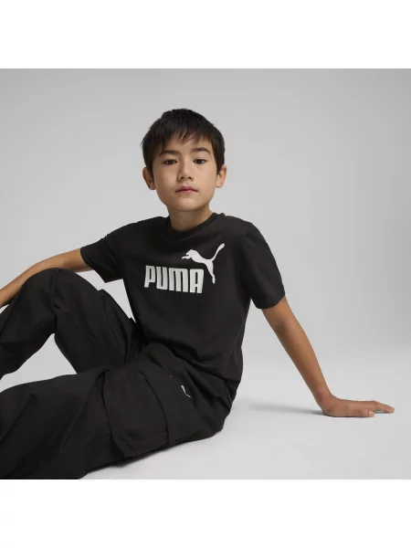 PUMA Młodzieżowa koszulka ESS z logo No. 1 Akcesoria czarny