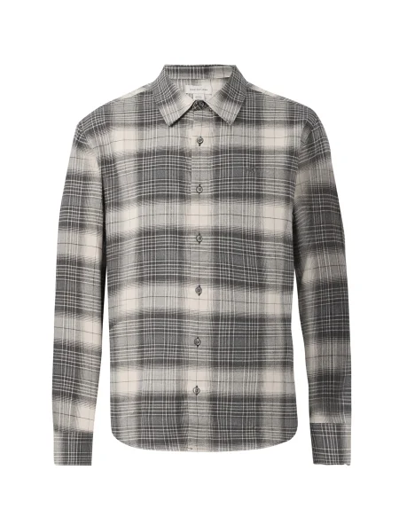 Calvin Klein Jeans Košulja svijetlosiva / crna / bijela bež