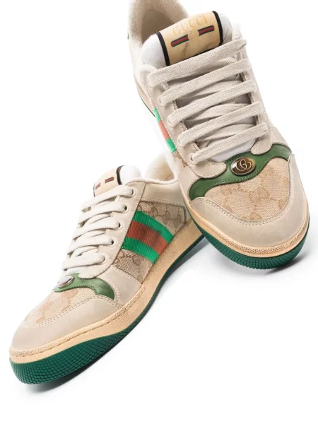 Šněrovací krajkové tenisky Gucci