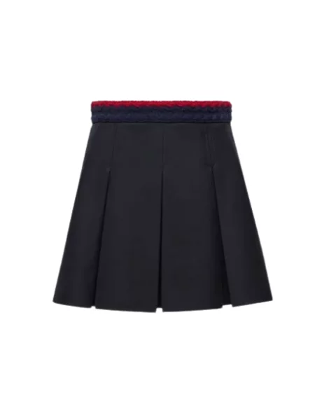 Spódnica mini Moncler niebieska