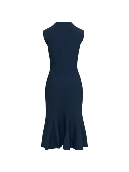 Rochie midi Stella Mccartney fără mâneci albastru