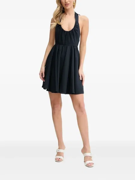 Mała mały sukienka mini Armani Exchange garniturowa czarna