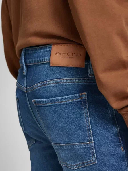 Jeansy o kroju shaped fit z 5 model ‘Sjöbo’ Marc O'polo niebieskie