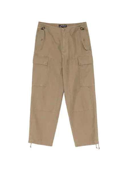 Pantaloni cargo Barbour maro