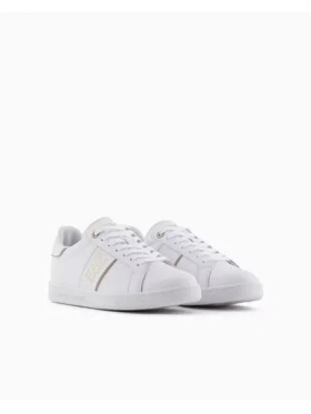 Emporio Armani Sneakersy Bílá zlaté