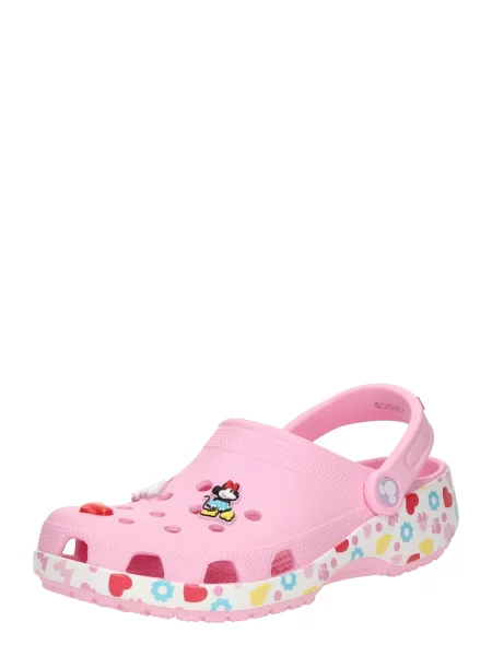 Crocs Pantofi deschiși MckyFrndsMinnieCls albastru / galben / roz deschis negru
