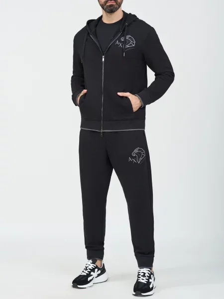 Спортивна кофта Armani Exchange чорна