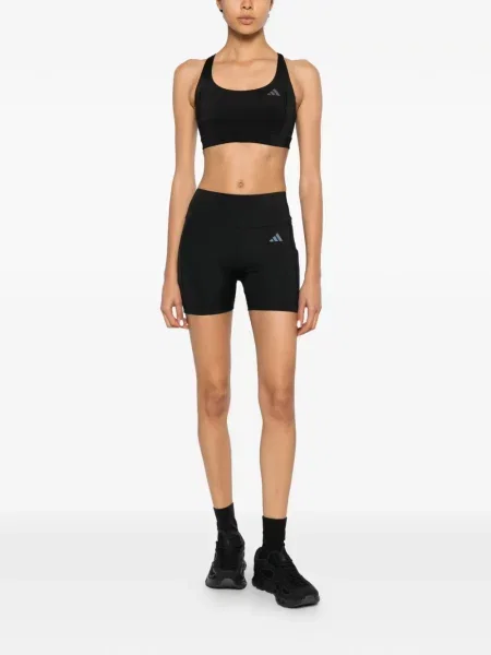 Pantaloni scurți Adidas cu imagine negru