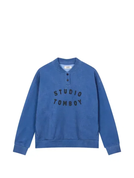 Hanorac Tomboy cu imagine albastru