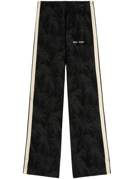 Pantaloni Palm Angels din jacard negru