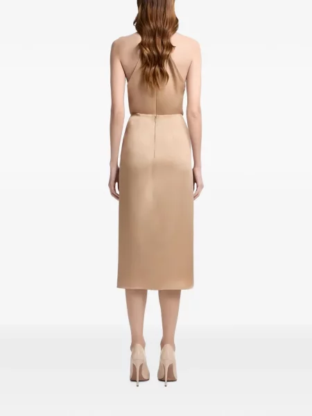 Fustă midi Elie Saab drapată plic