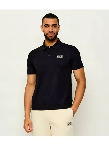 Tricou polo Ea7 negru