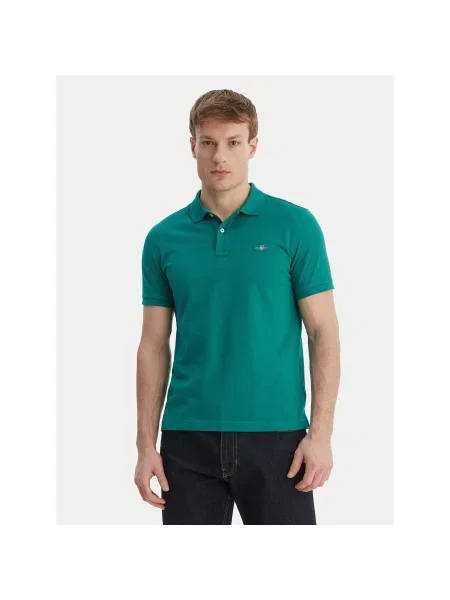 Gant Polo majica Shield zelena