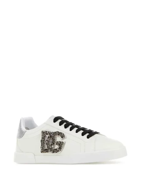 Sneakerși Dolce & Gabbana din piele alb