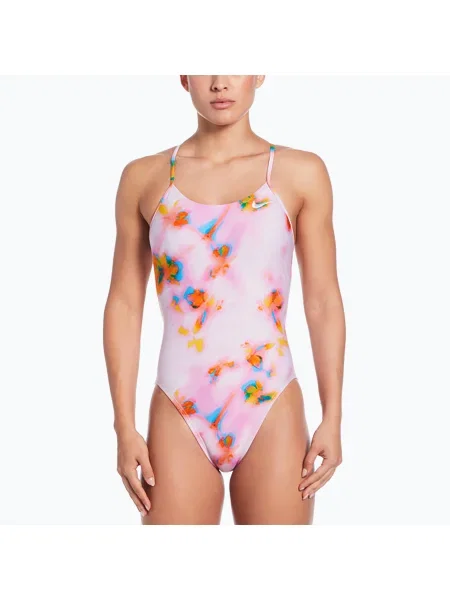 Nike Hydrastrong Cutout habszivacs női egyrészes fürdőruha. Méret: 38 rózsaszín