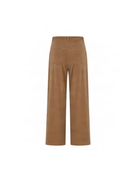 Spodnie Max Mara Studio beżowe