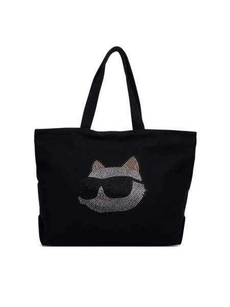 KARL LAGERFELD Rankinė Juoda balta