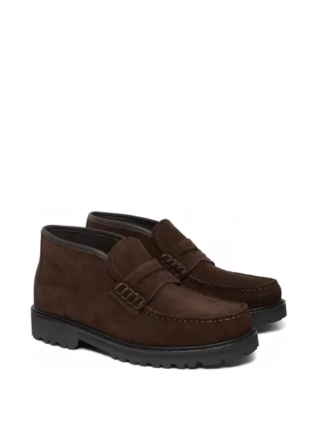 Botine G.h.bass din piele de căprioară maro