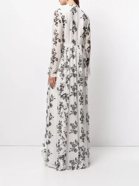 Rochie maxi Macgraw lungă de costum alb