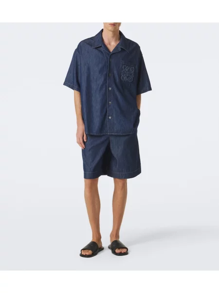 Pantaloni scurți Loewe albastru